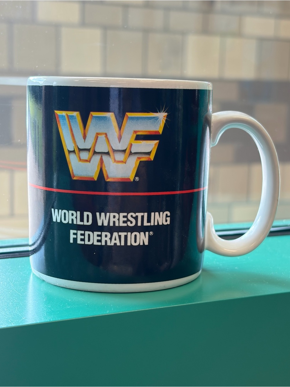 WWF Black Logo Mug